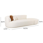 TOV Furniture Fickle 2 Piece Chaise Modular LAF Sofa