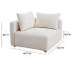 TOV Furniture Hangover Boucle Modular Corner Chair