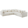 TOV Furniture Hangover Boucle 5 Piece Modular L Sectional