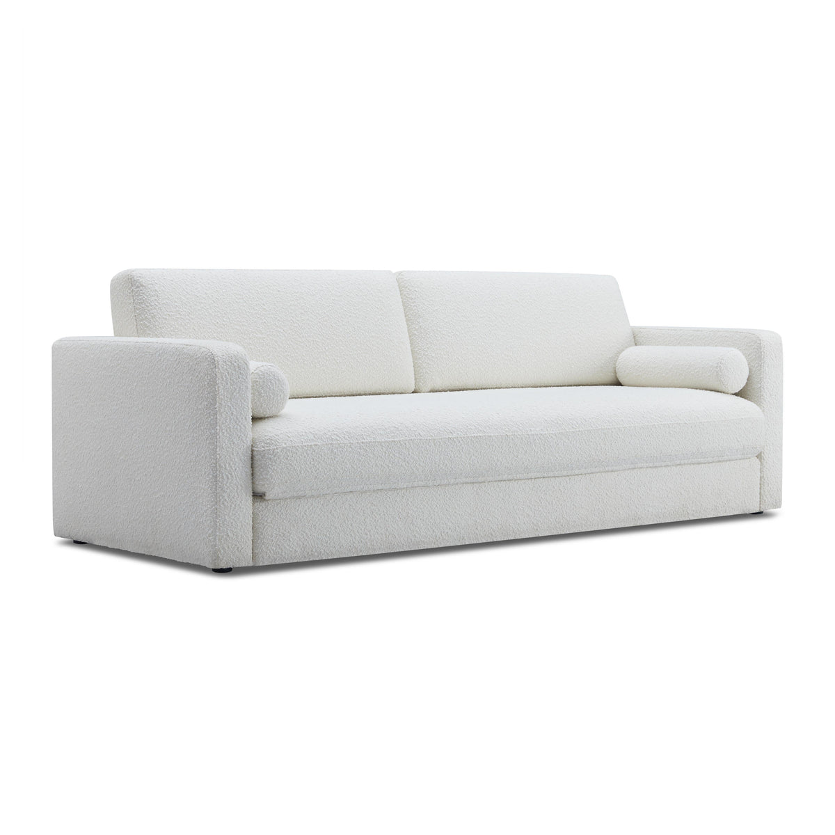 TOV Furniture Ryan 91" Performance Boucle Sleeper Sofa in cream performance boucle over a wood frame, primary product view