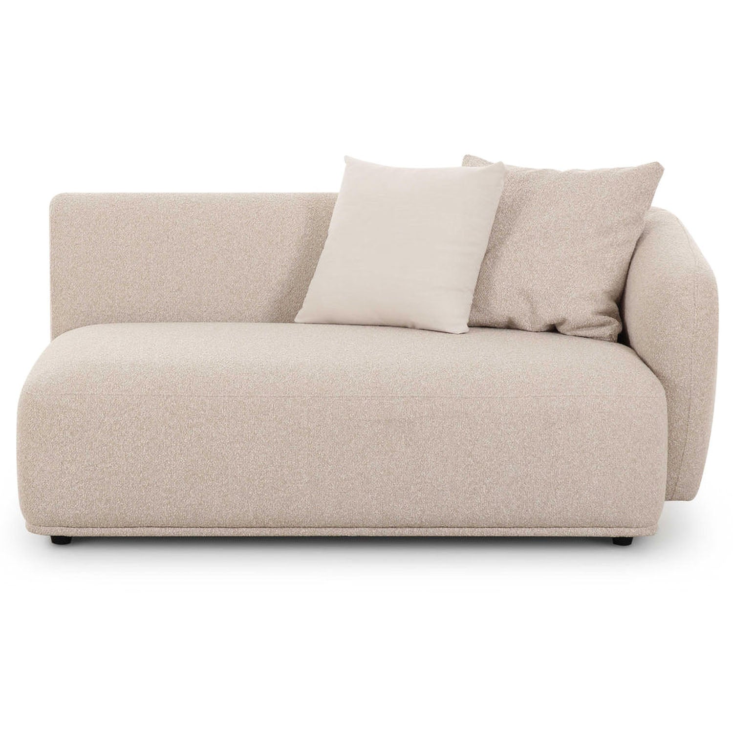 TOV Furniture Sylvie Cream Boucle Arm Chair 2-Seater