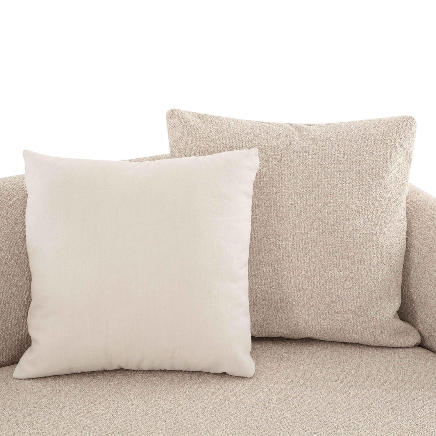 TOV Furniture Sylvie Cream Boucle Arm Chair 2-Seater