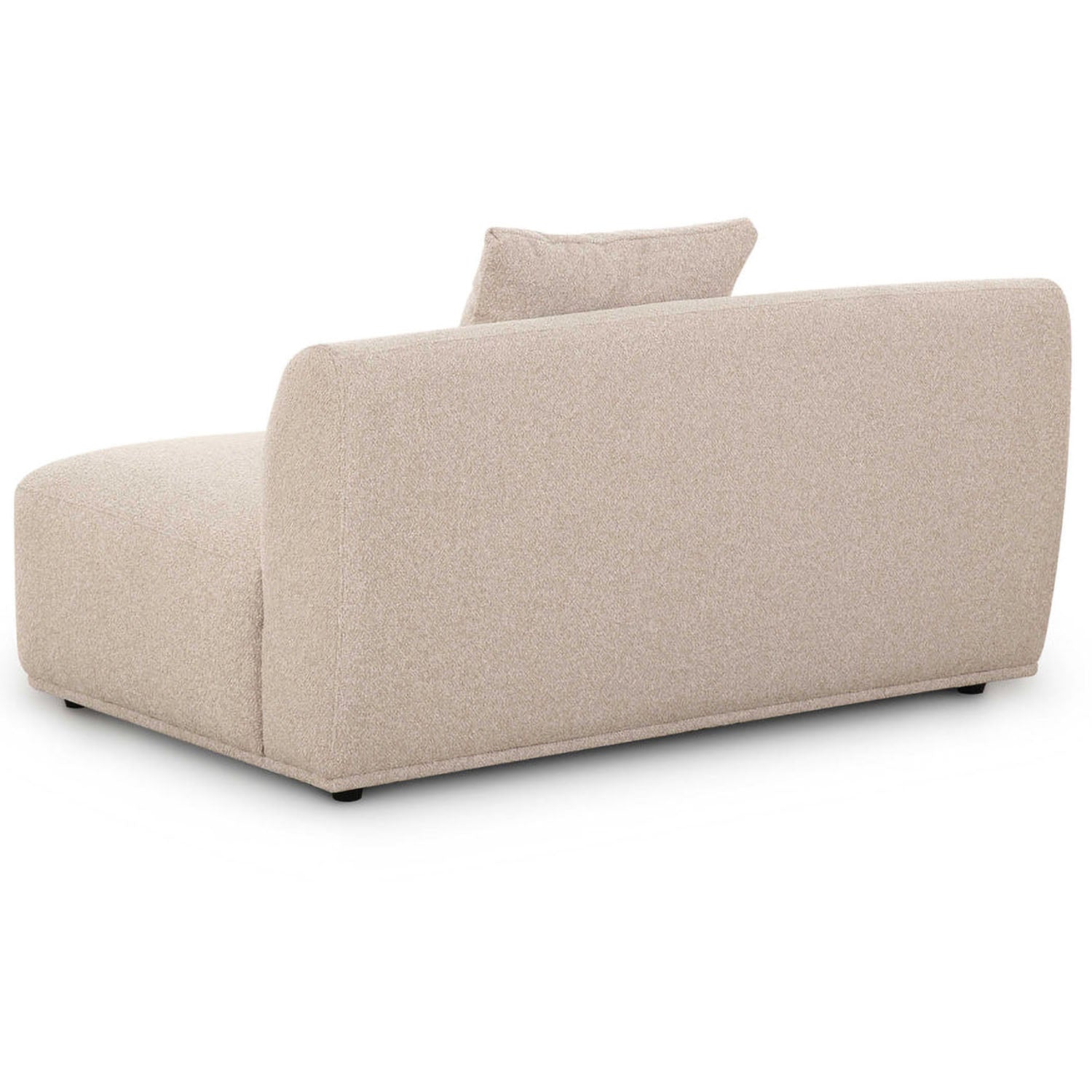 TOV Furniture Sylvie Cream Boucle Armless Loveseat
