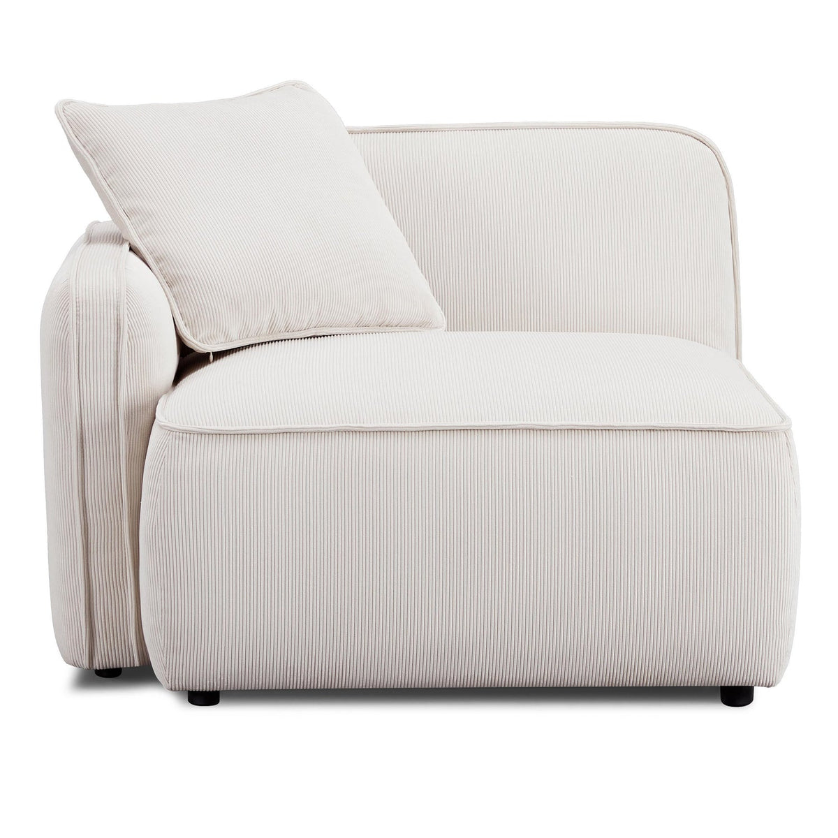 TOV Furniture Travie Performance Corduroy Velvet LAF Corner Chair