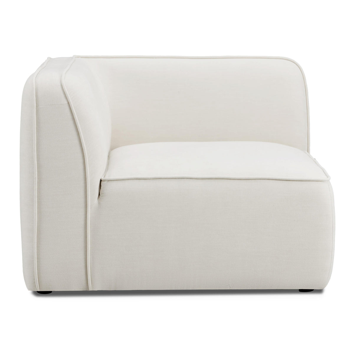 TOV Furniture Travie Sand Upcycled Performance Linen Corner Chair