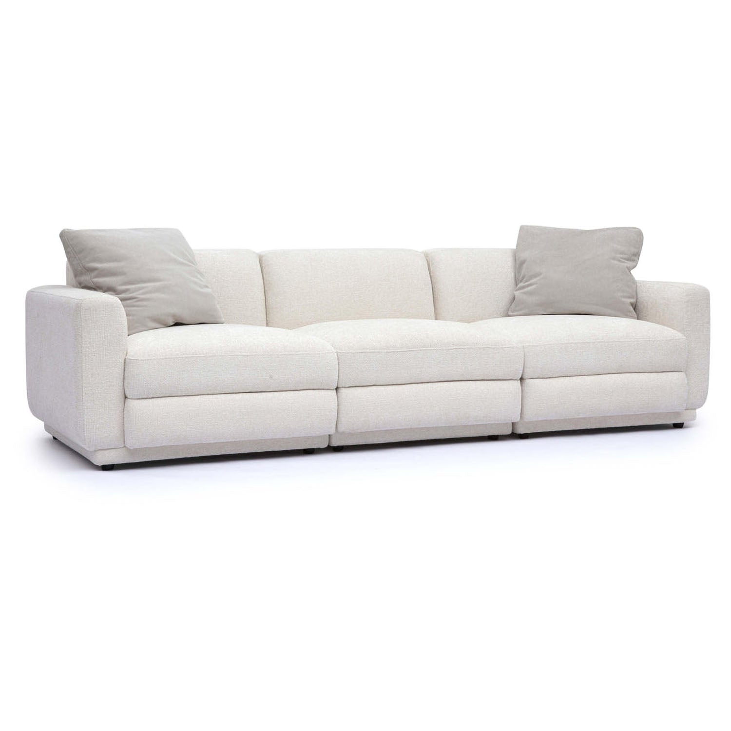 TOV Furniture Perry Cream Chenille Modular Sofa