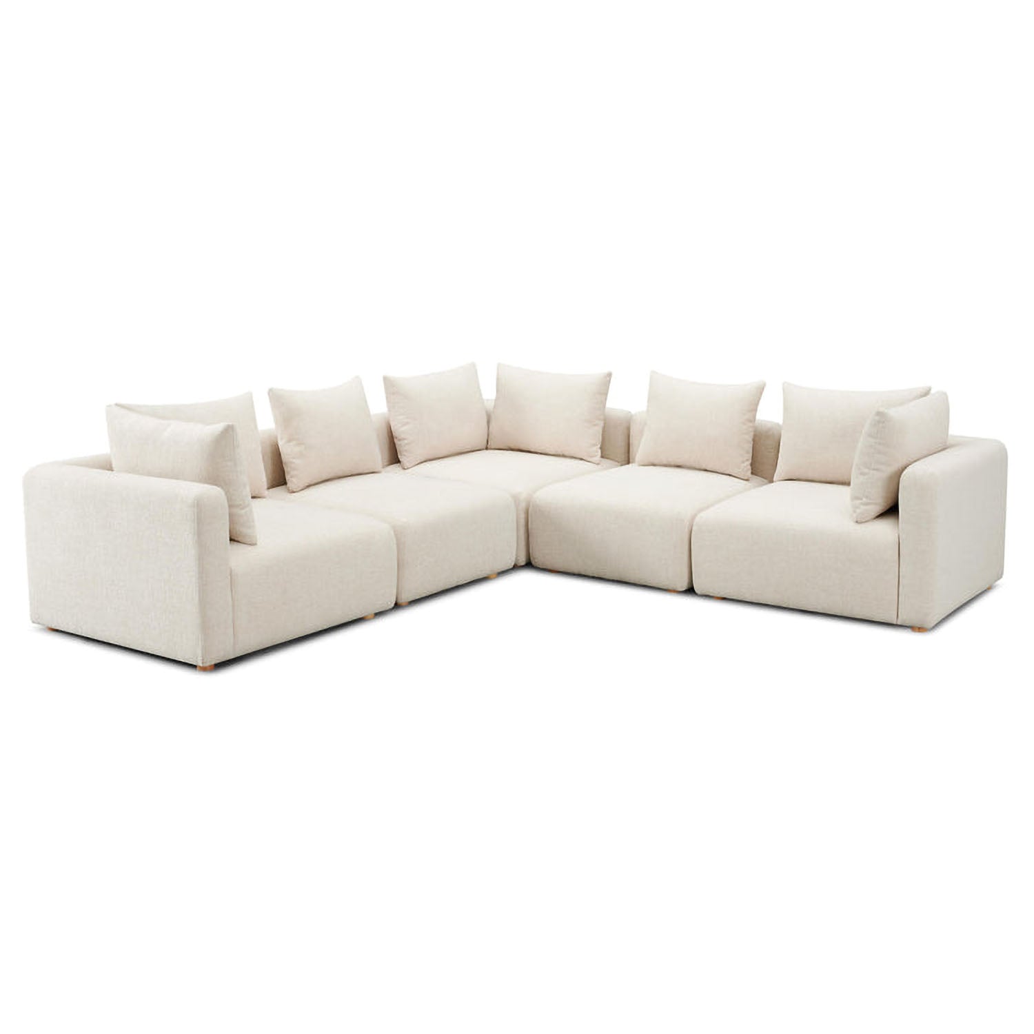 TOV Furniture Hangover 5-Piece Modular L-Sectional Sofa