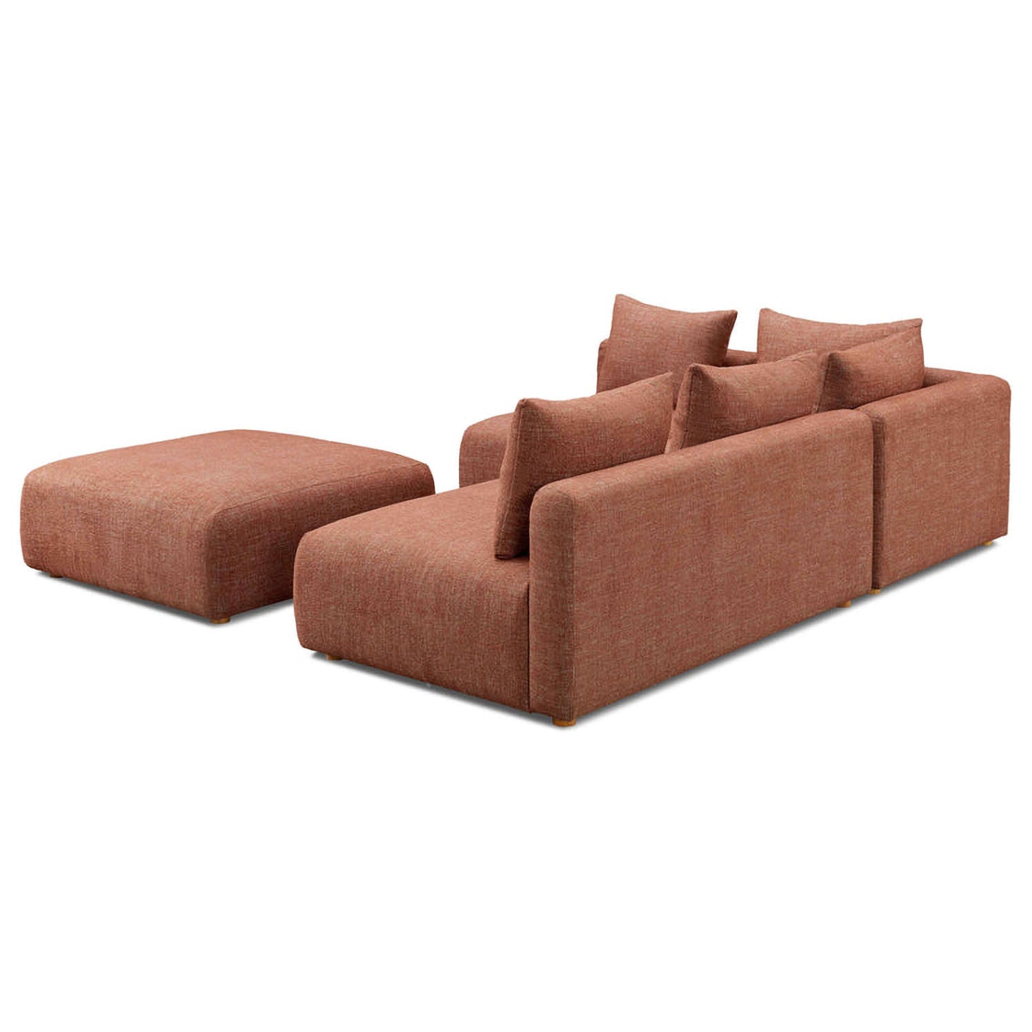 TOV Furniture Hangover 4-Piece Modular Chaise Sectional Sofa