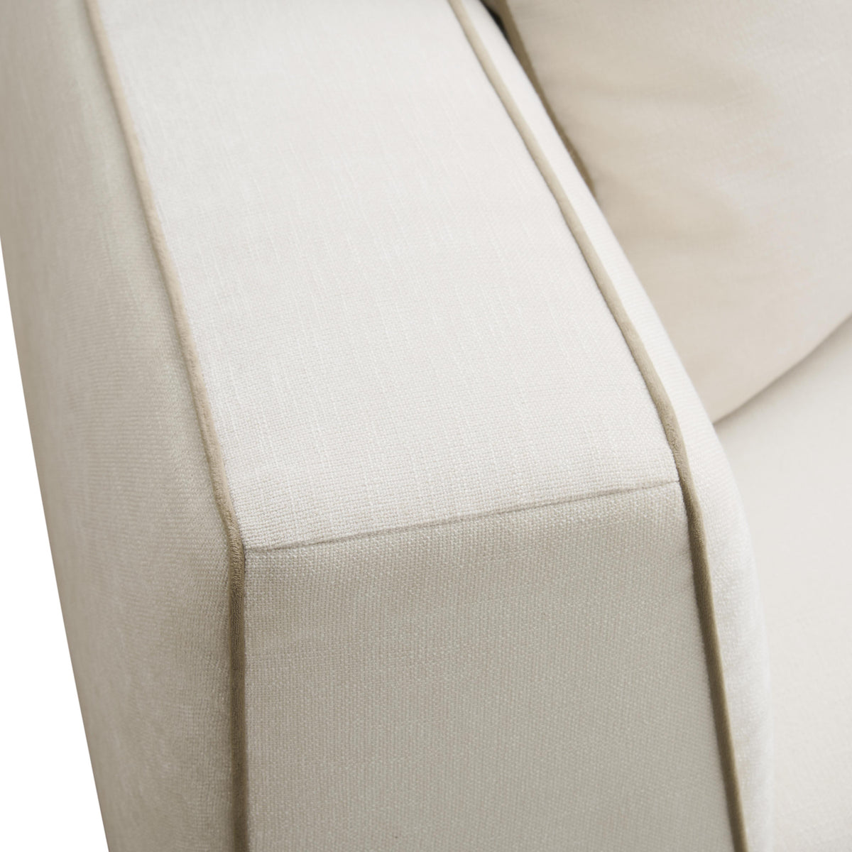 TOV Furniture Tristine Cream Linen Sofa