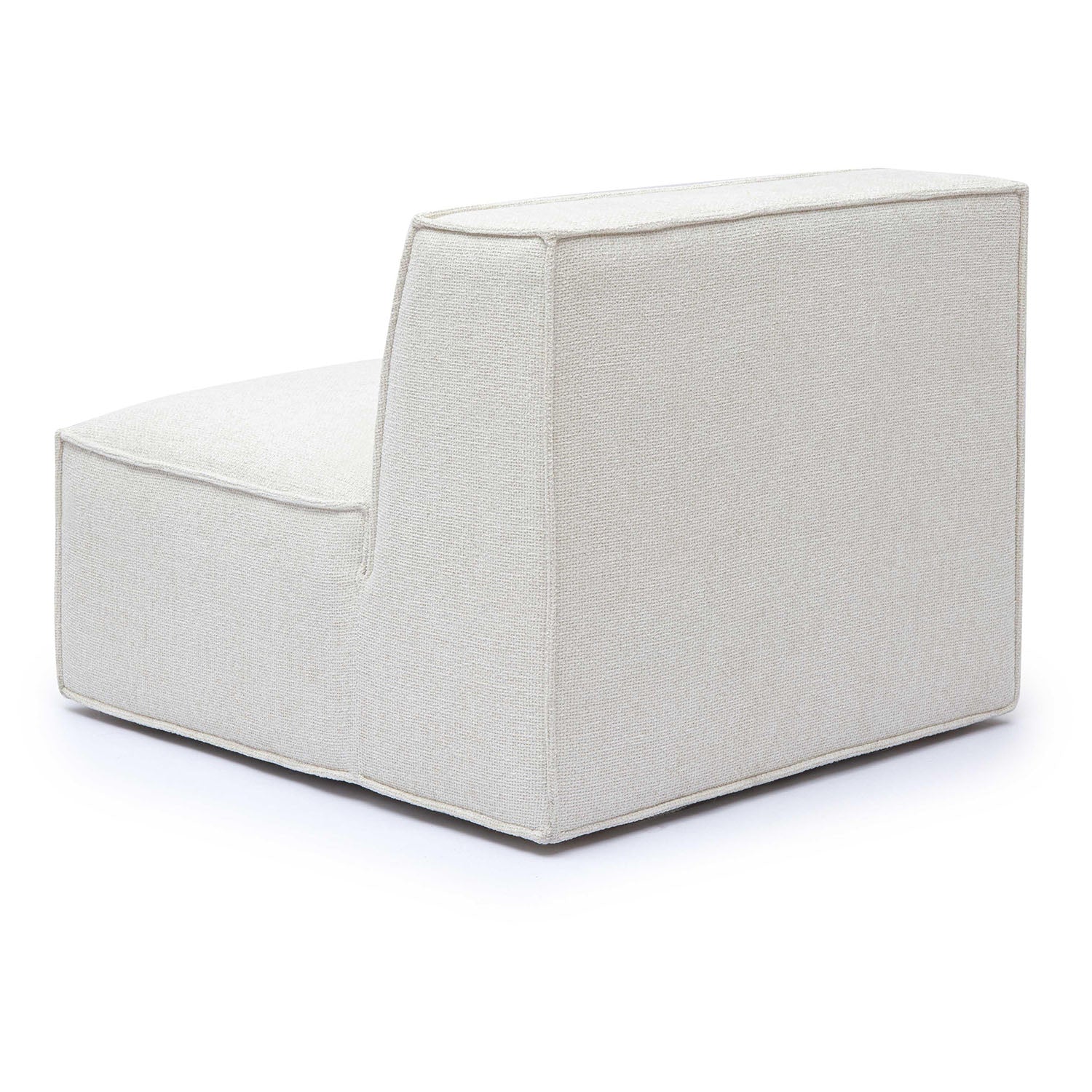 TOV Furniture Mindy Chenille Basketweave Armless Chair