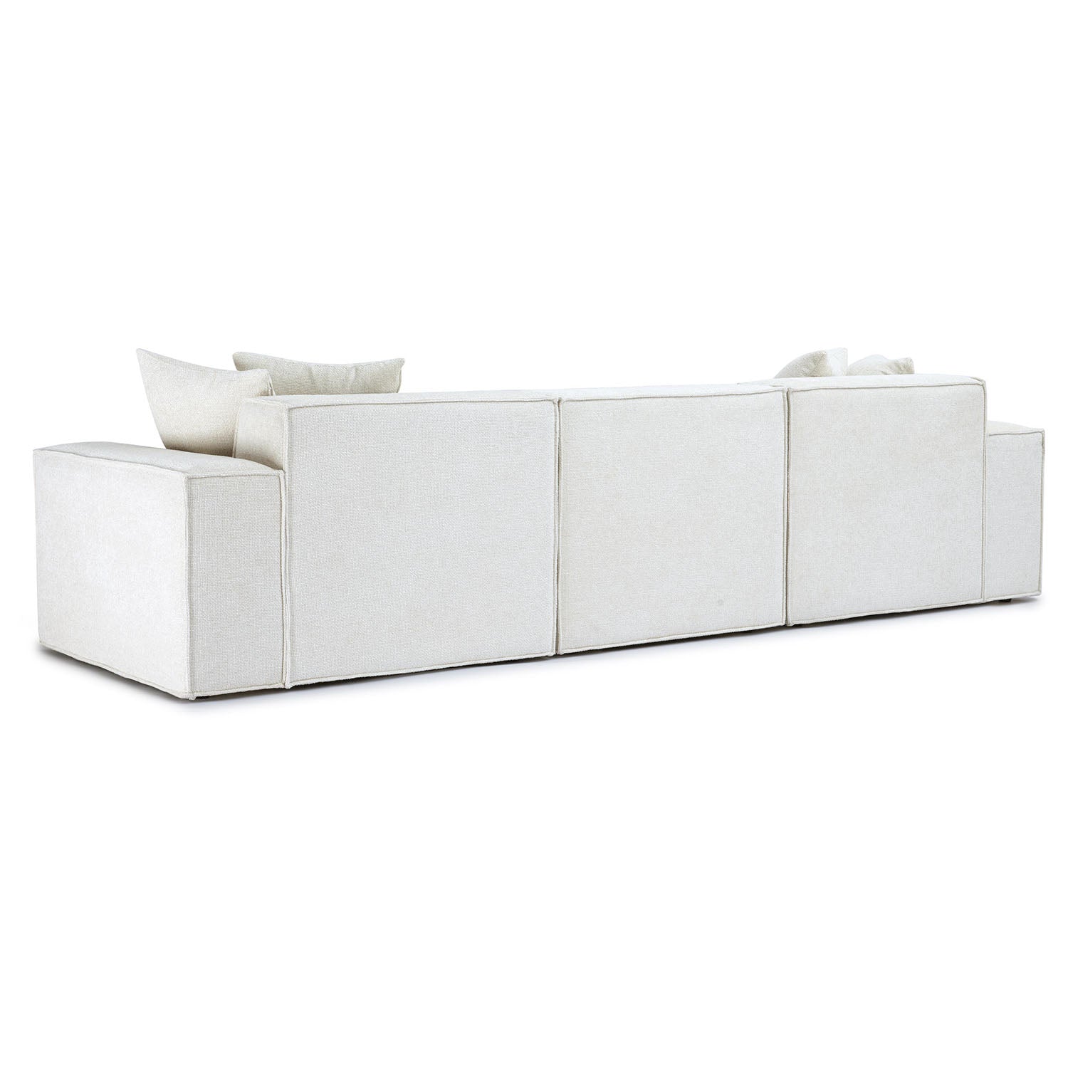 TOV Furniture Mindy Chenille Basketweave Modular Sofa