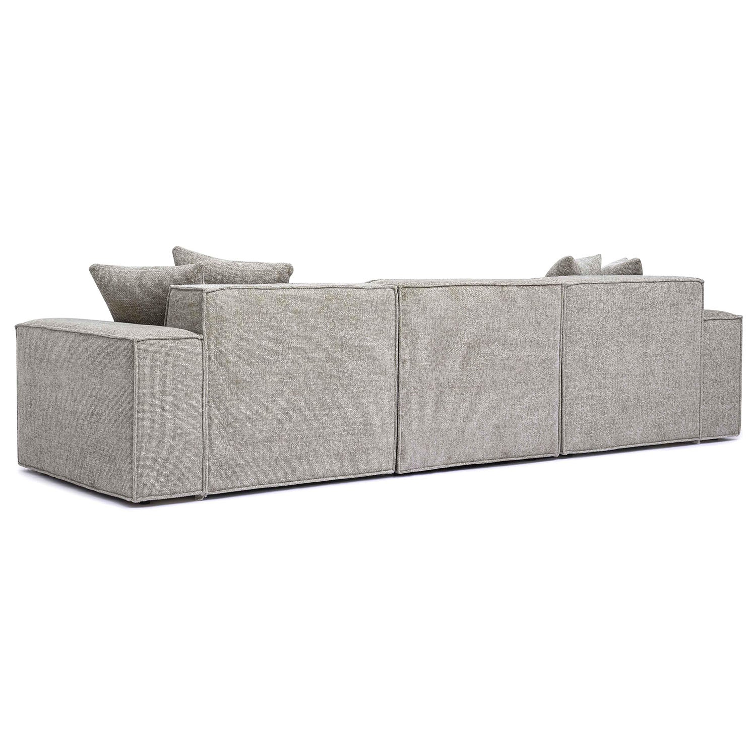 TOV Furniture Mindy Chenille Basketweave Modular Sofa