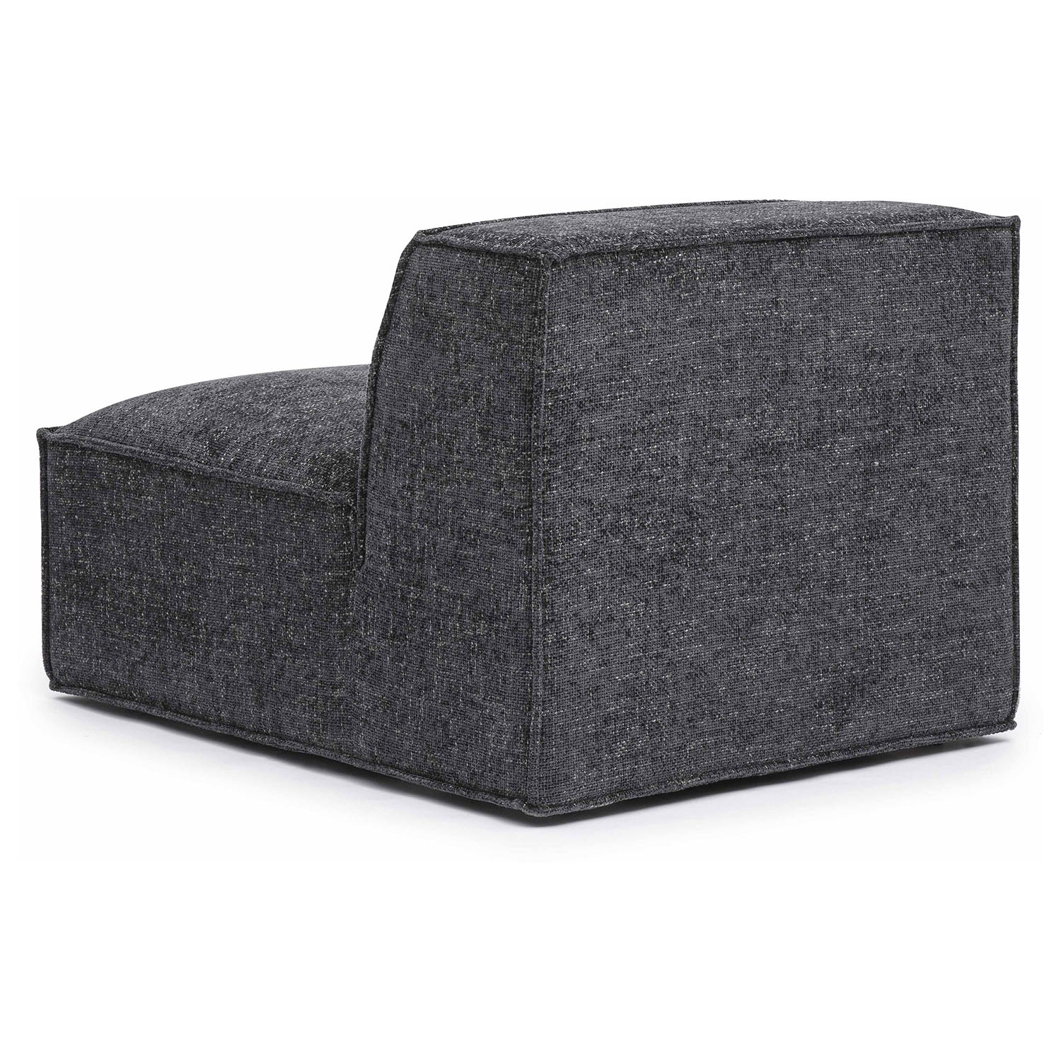 TOV Furniture Mindy Chenille Basketweave Armless Chair