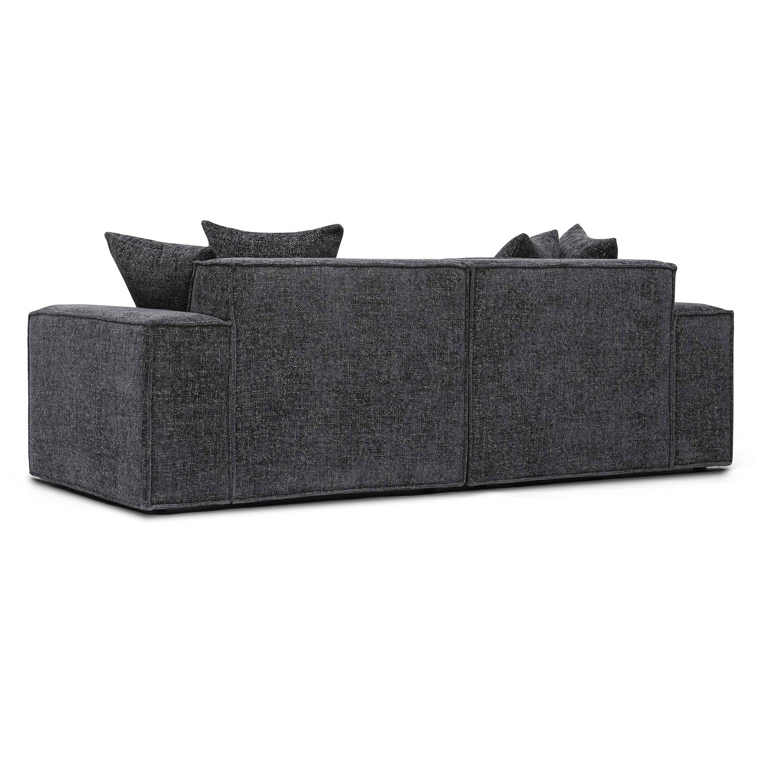 TOV Furniture Mindy Chenille Basketweave Modular Loveseat