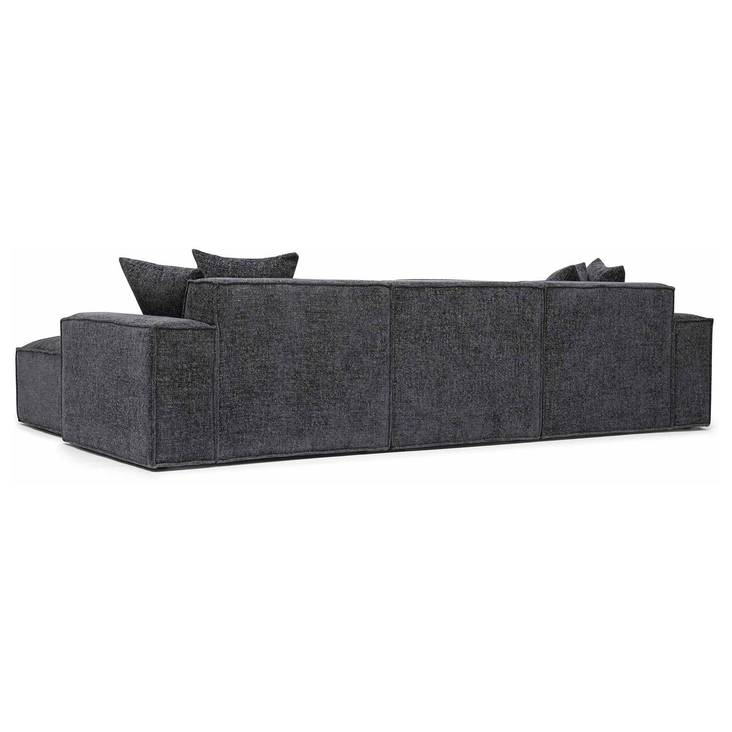 TOV Furniture Mindy Chenille Basketweave Modular Sectional Sofa