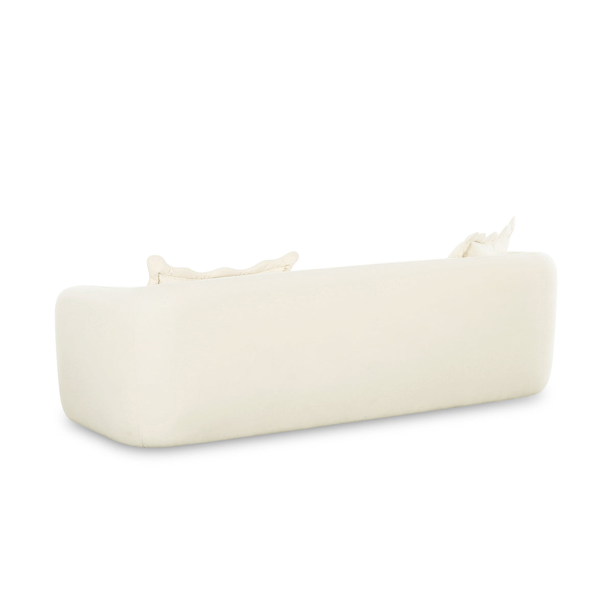 TOV Furniture Lou Cream Performance Velvet Sofa