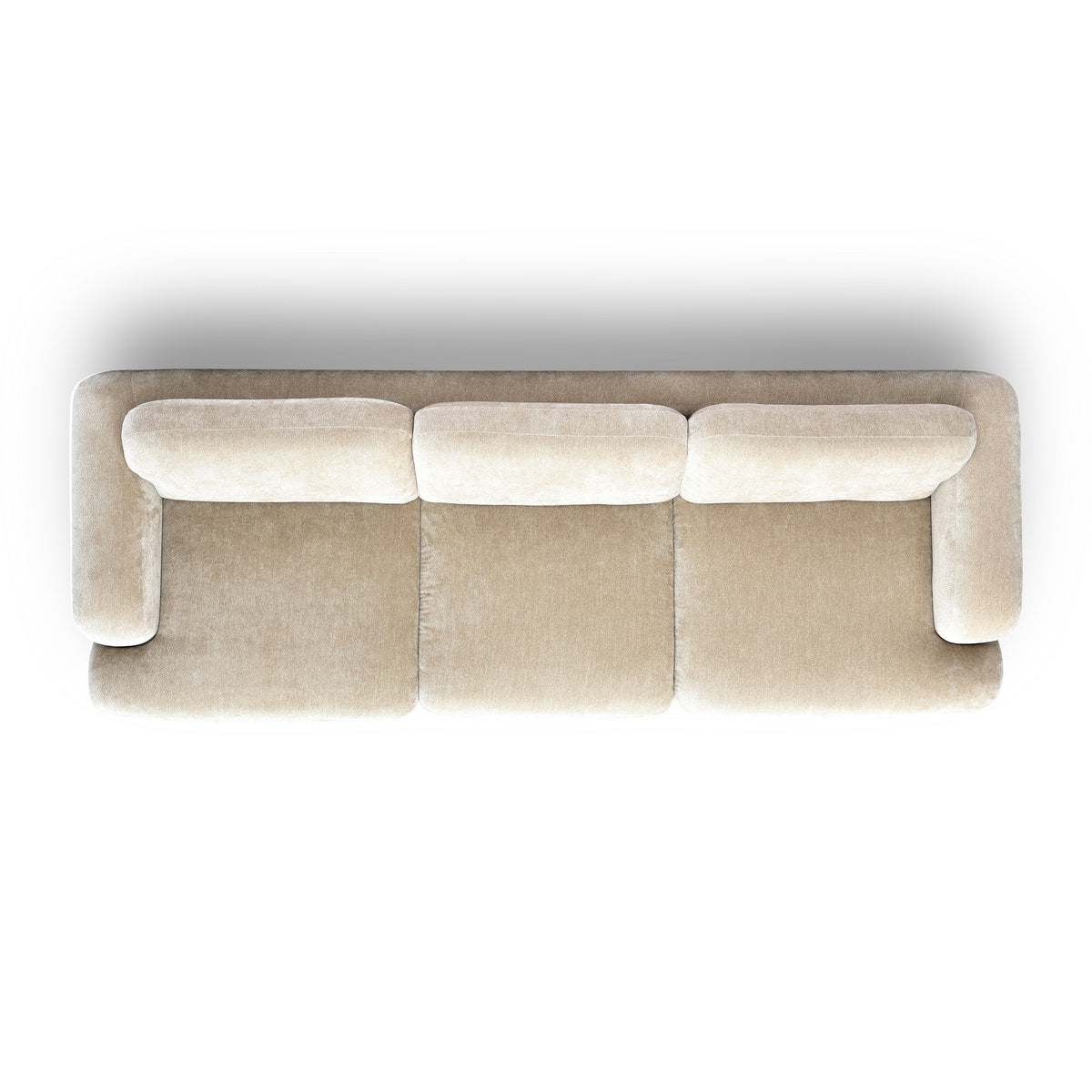 TOV Furniture Halsey Tan Textured Sofa