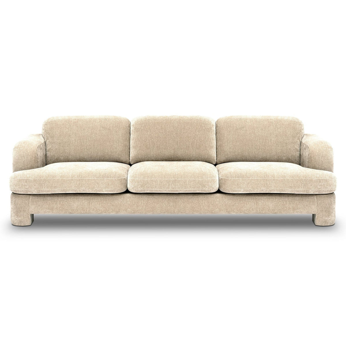 TOV Furniture Halsey Tan Textured Sofa