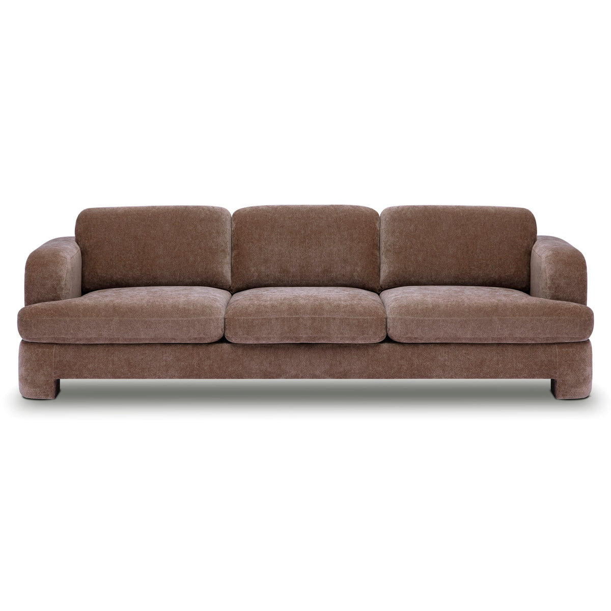 TOV Furniture Halsey Brown Textured Sofa