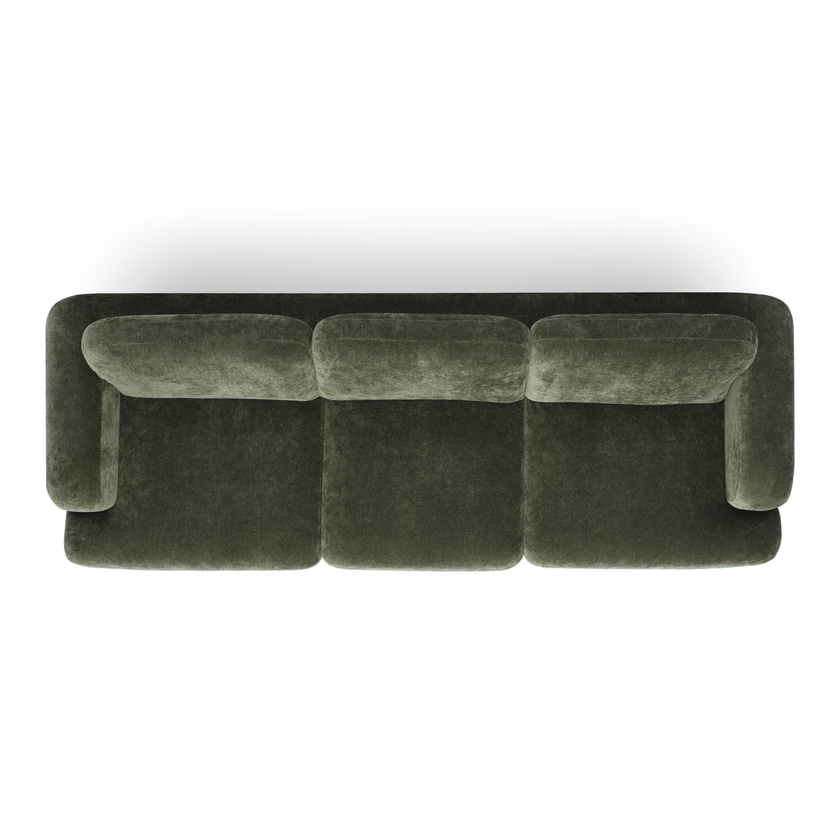 TOV Furniture Halsey Green Textured Sofa