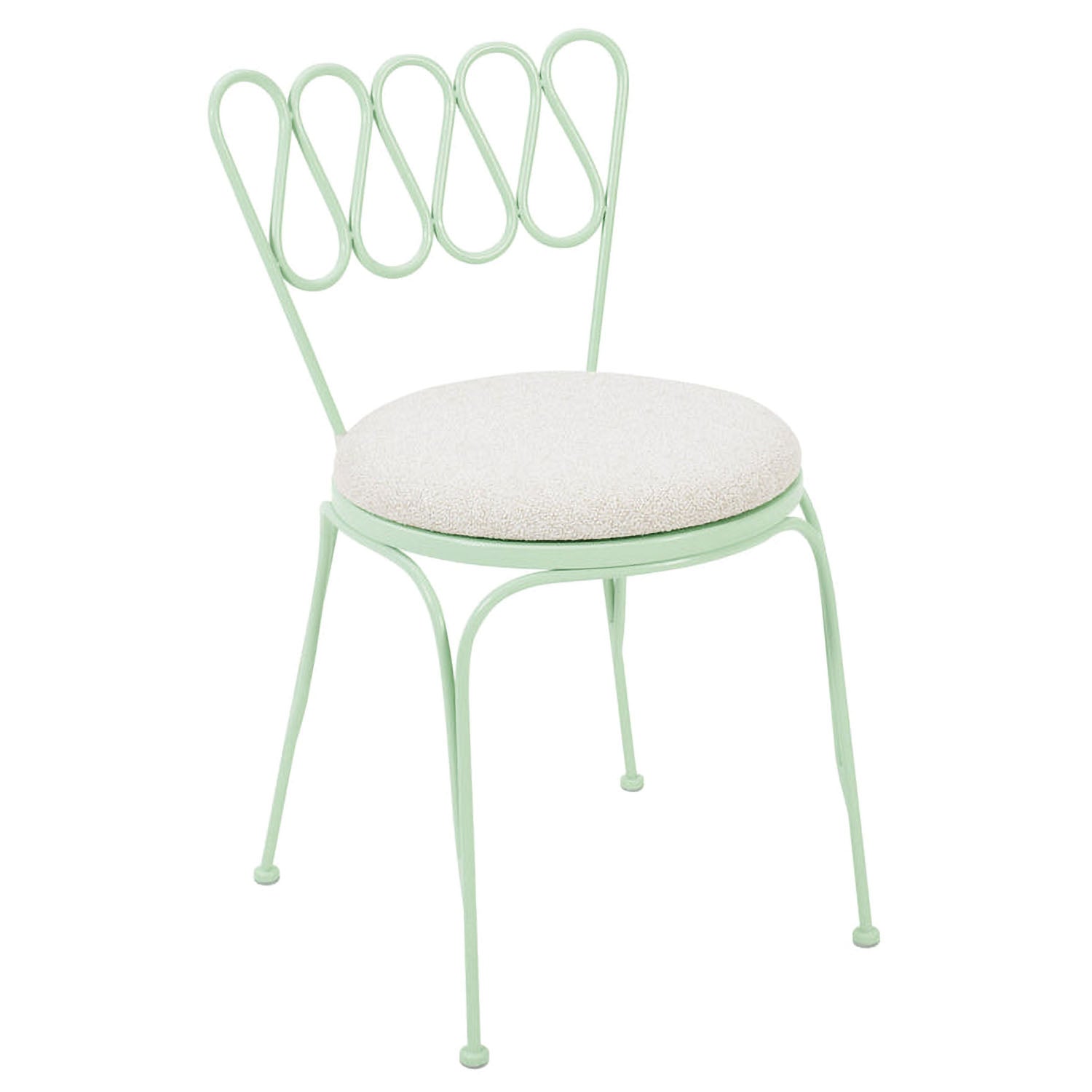 TOV Furniture Erica Wrought Iron Outdoor Chair