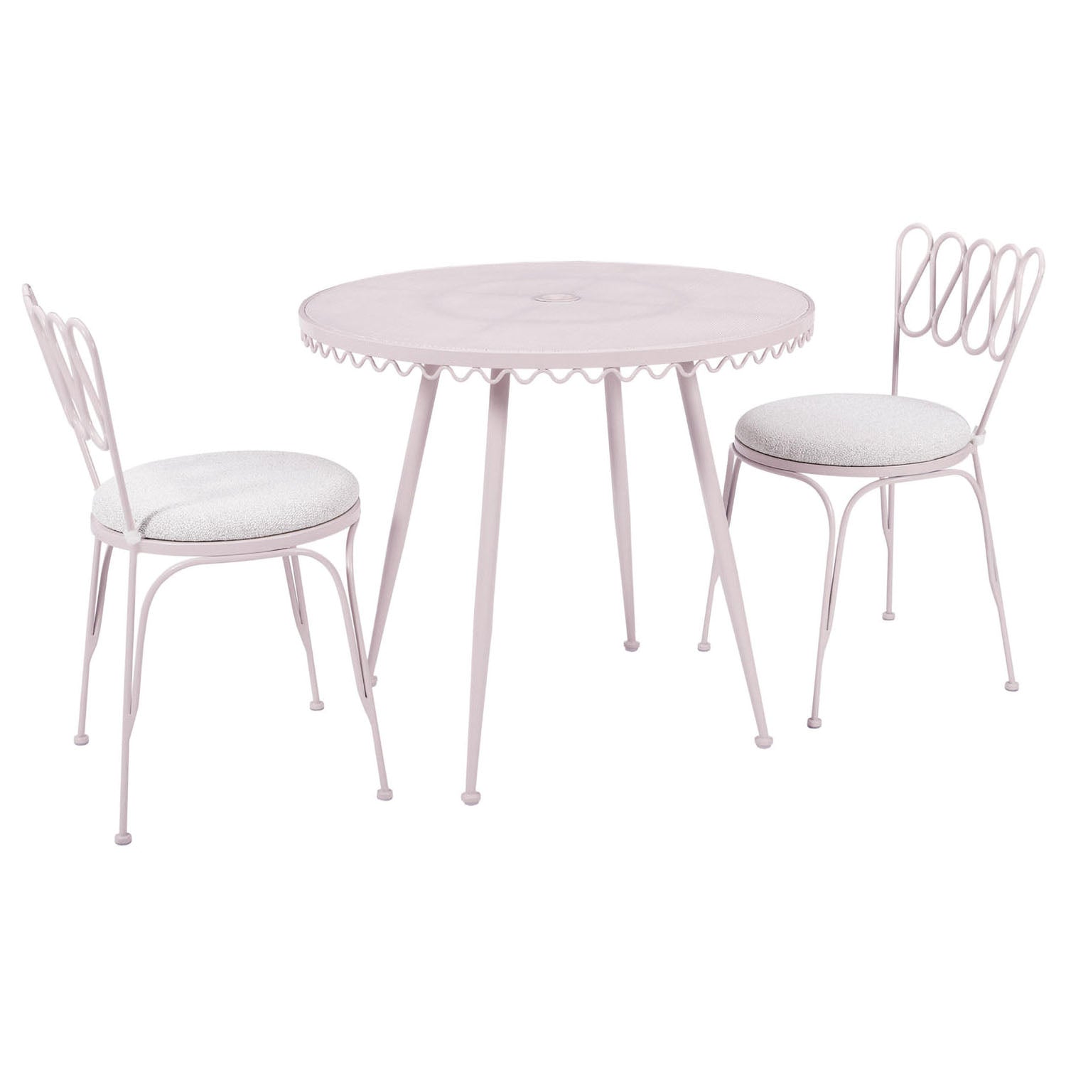 TOV Furniture Erica Wrought Iron Outdoor Cafe Table