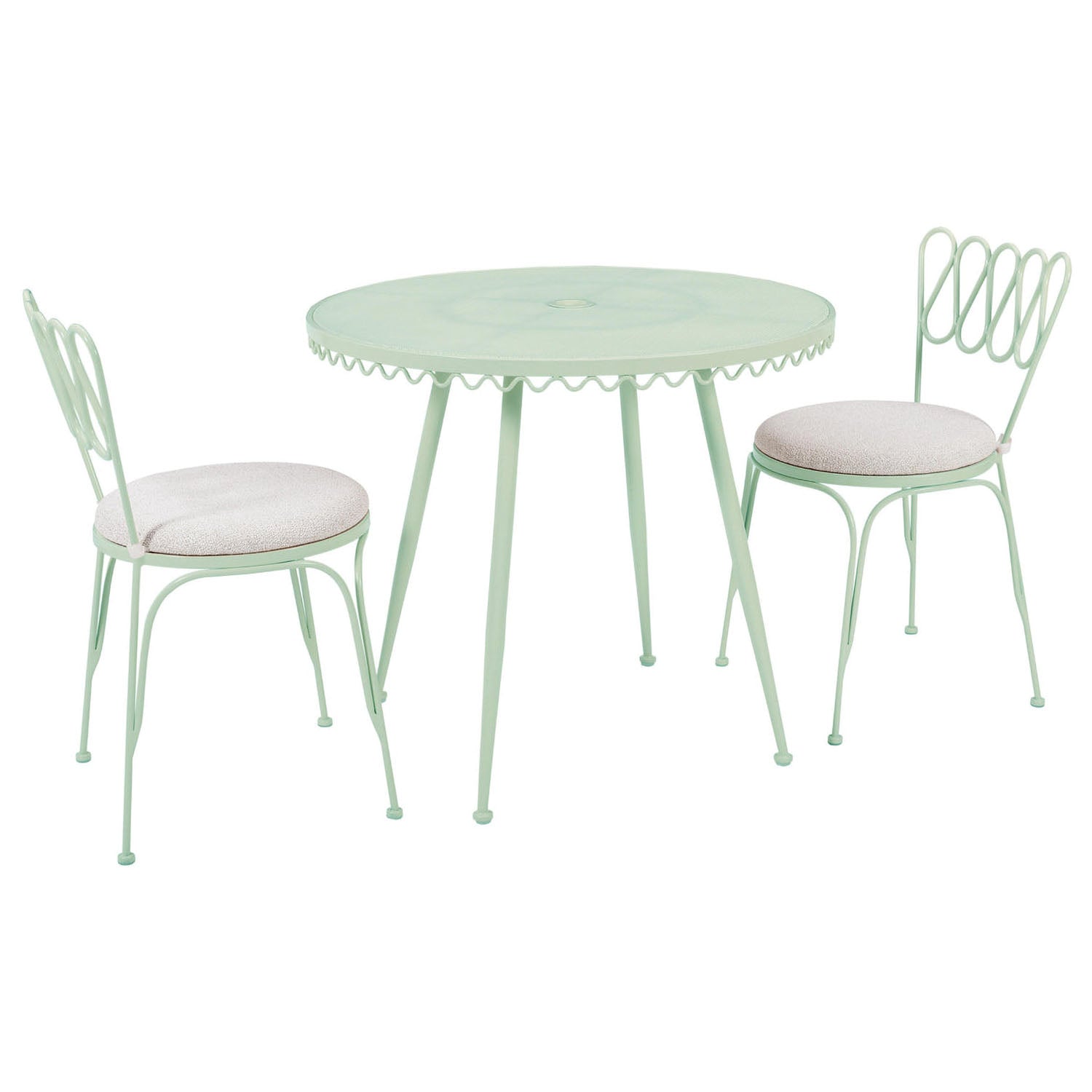 TOV Furniture Erica Wrought Iron Outdoor Cafe Table