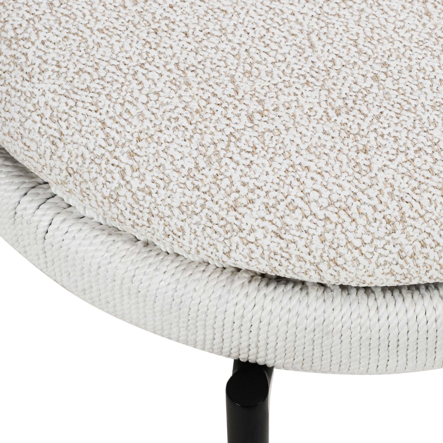 TOV Furniture Pansy Cream Outdoor Dining Chair