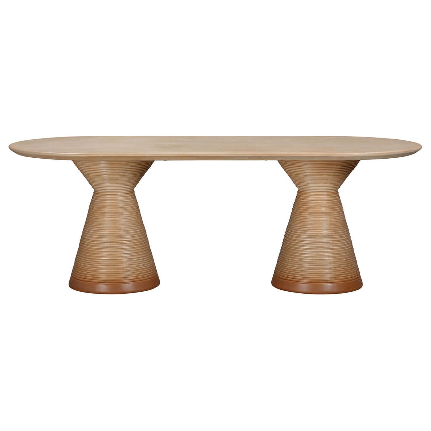 TOV Furniture Fassa Terracotta Indoor/Outdoor Oval Dining Table