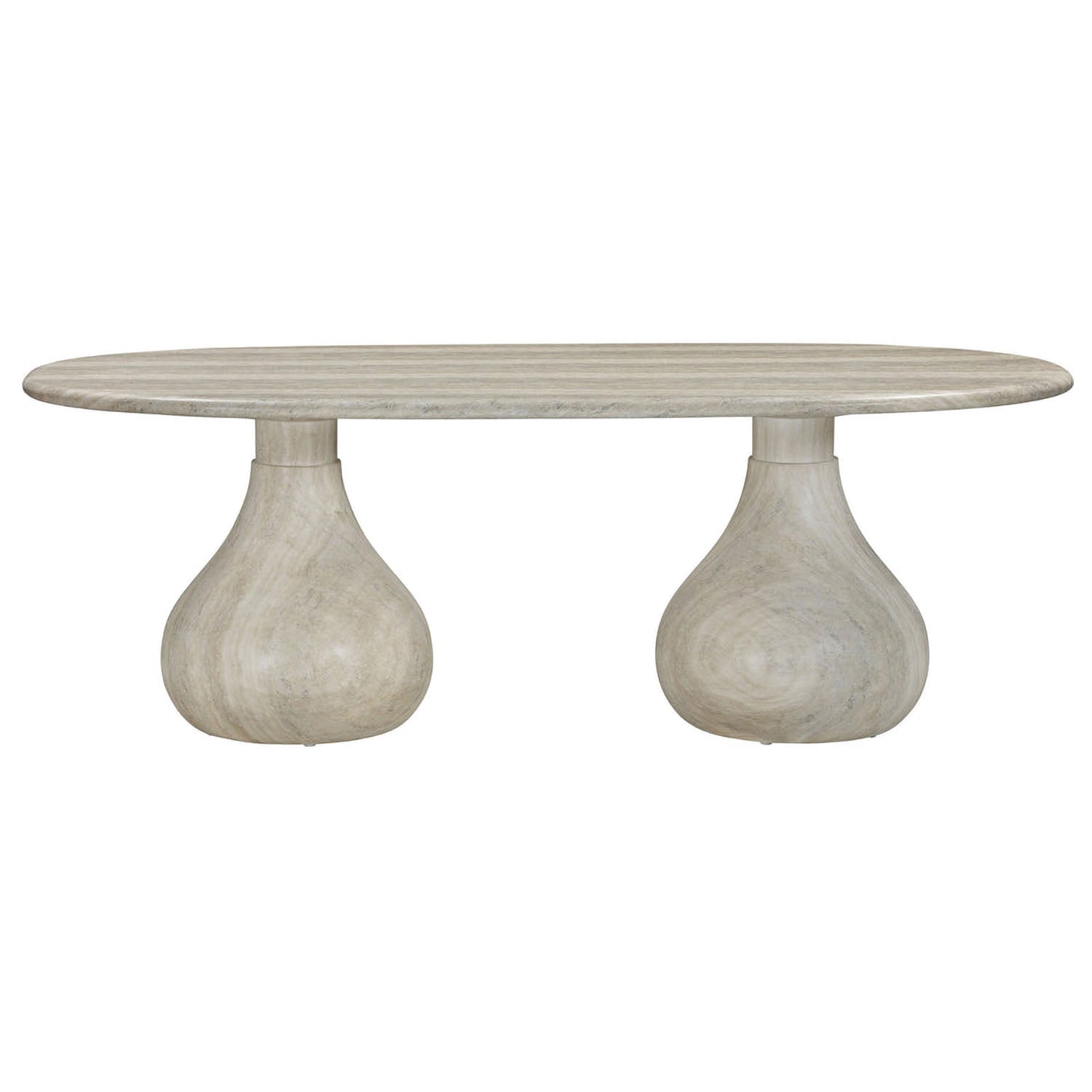 TOV Furniture Smooch Indoor/Outdoor Oval Dining Table