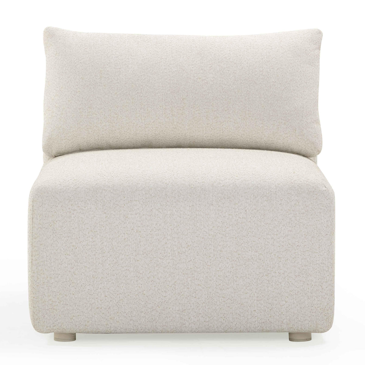 TOV Furniture Hangover Cream Performance Outdoor Modular Armless Chair