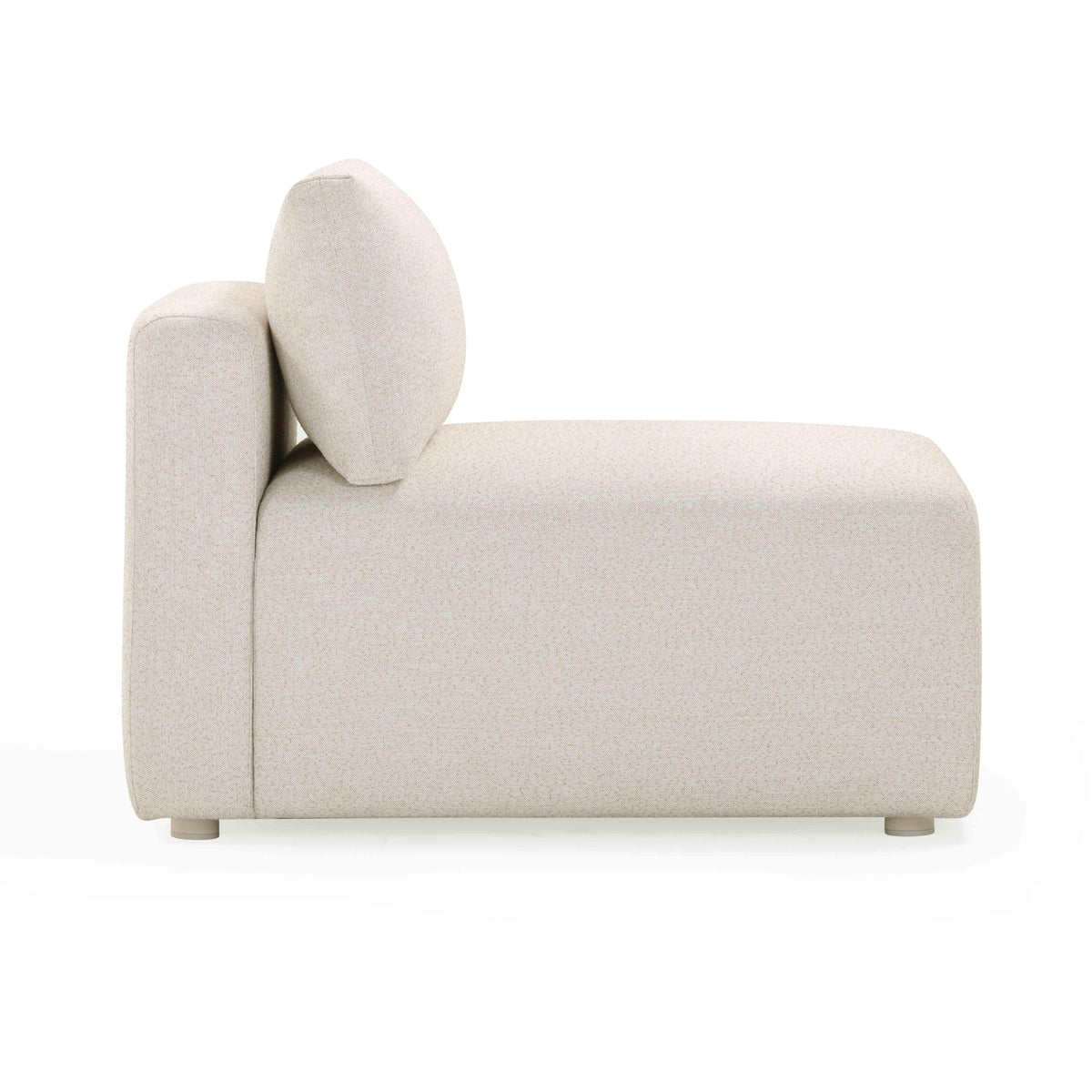 TOV Furniture Hangover Cream Performance Outdoor Modular Armless Chair