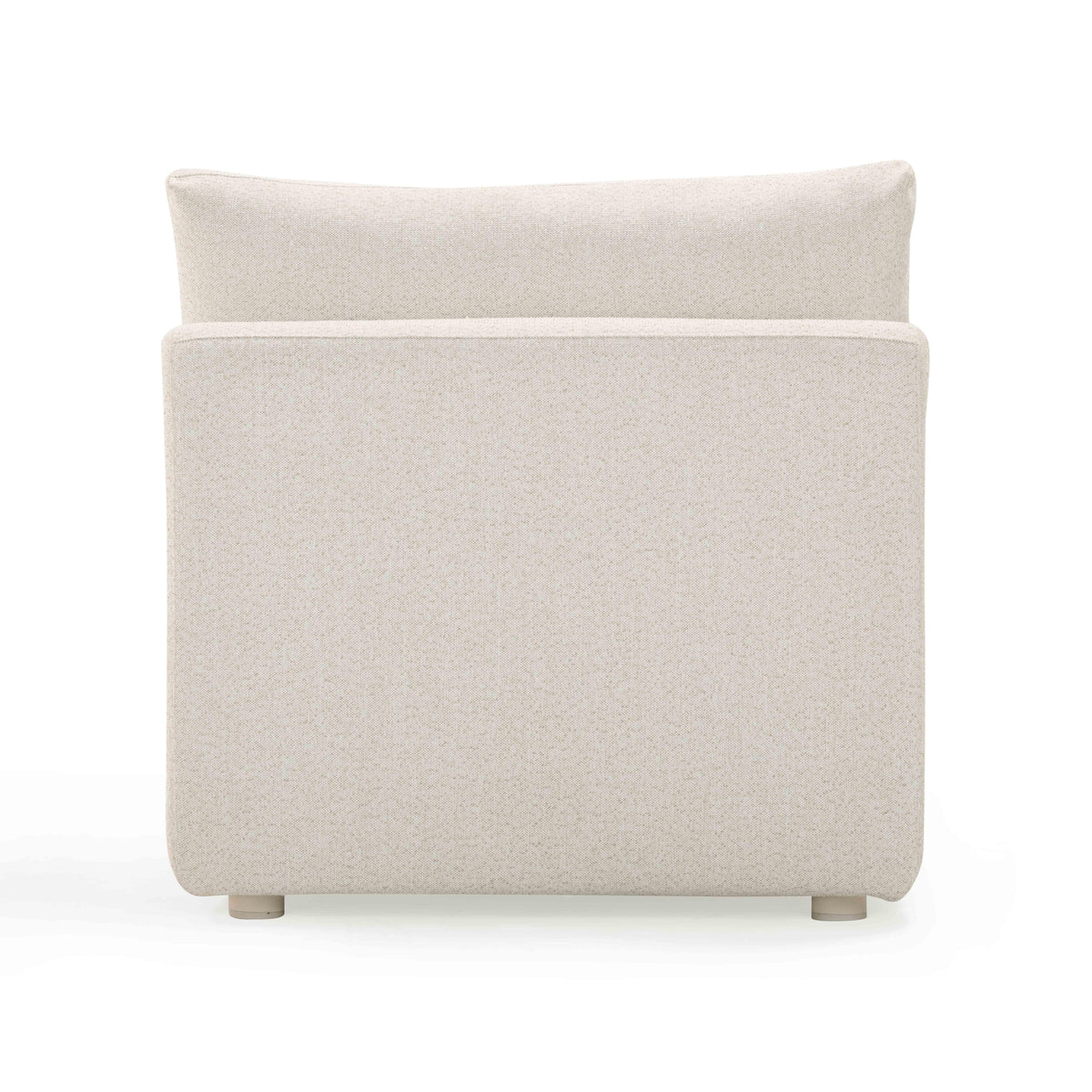 TOV Furniture Hangover Cream Performance Outdoor Modular Armless Chair