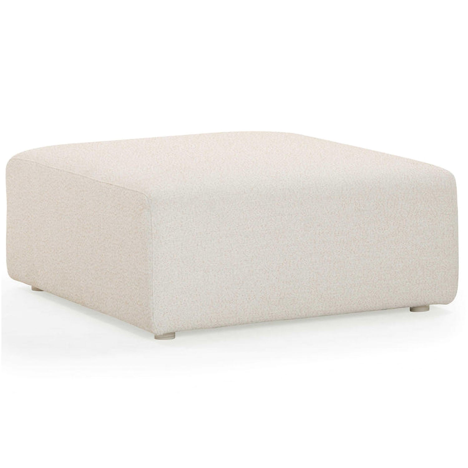 TOV Furniture Hangover Cream Outdoor Ottoman
