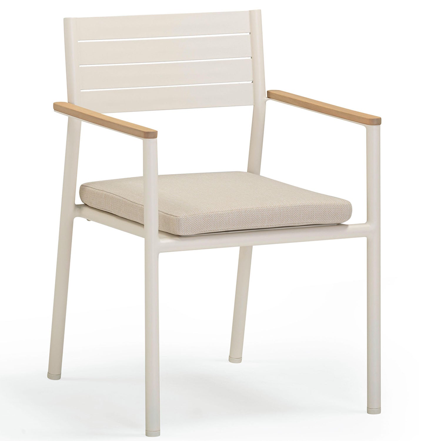 TOV Furniture Sardinia Cream Outdoor Dining Chair Set of 2