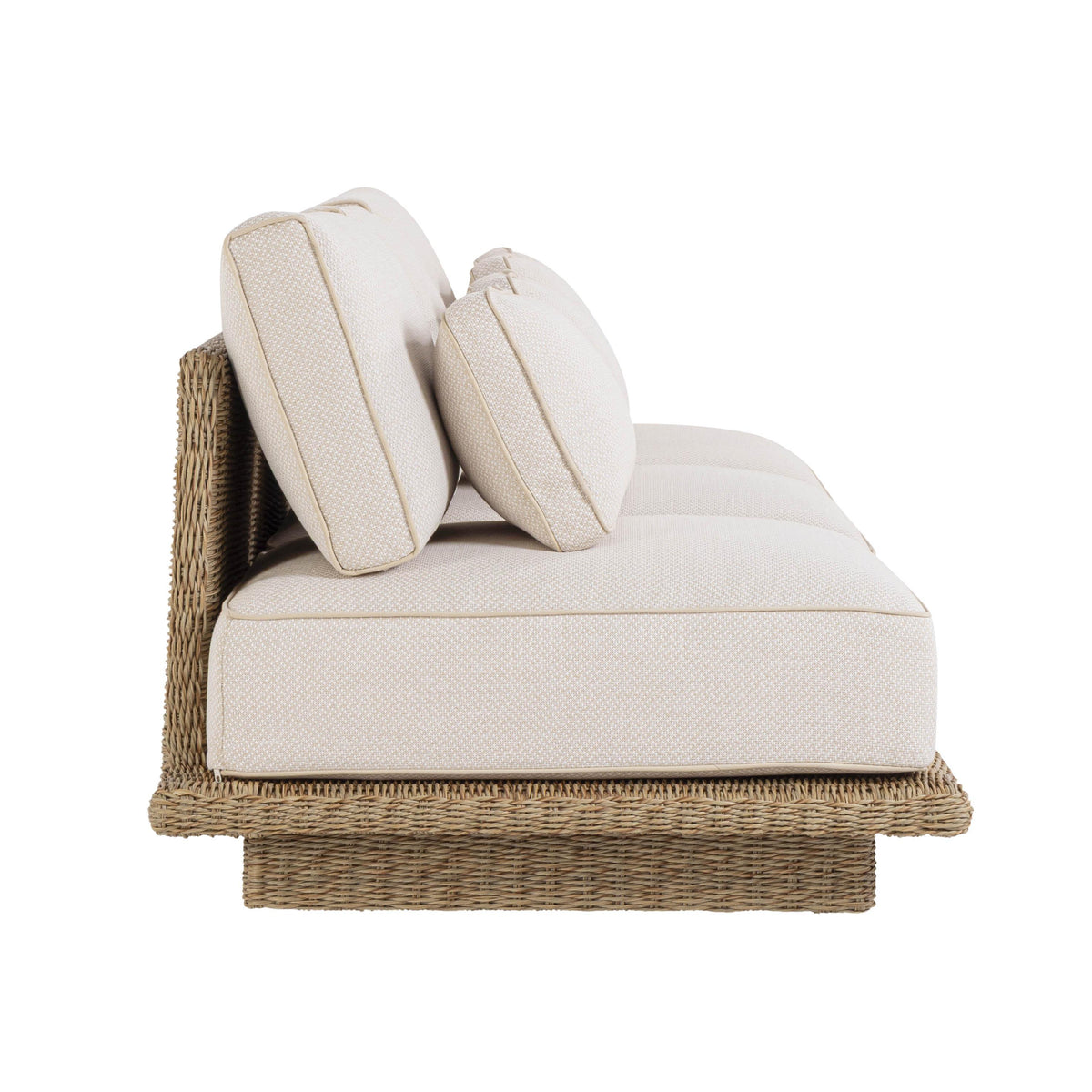 TOV Furniture Mora Cream 96in Outdoor Sofa