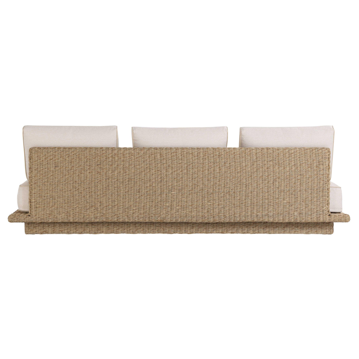 TOV Furniture Mora Cream 96in Outdoor Sofa
