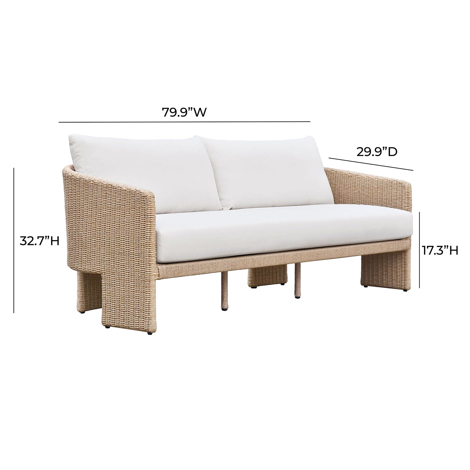 TOV Furniture Alexa Outdoor Sofa