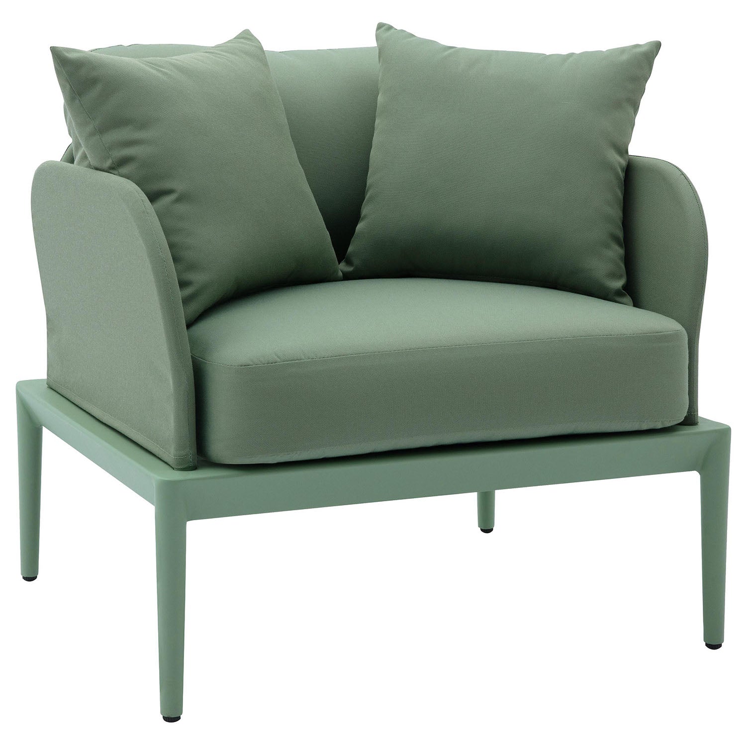 TOV Furniture Kapri Moss Green Outdoor Armchair