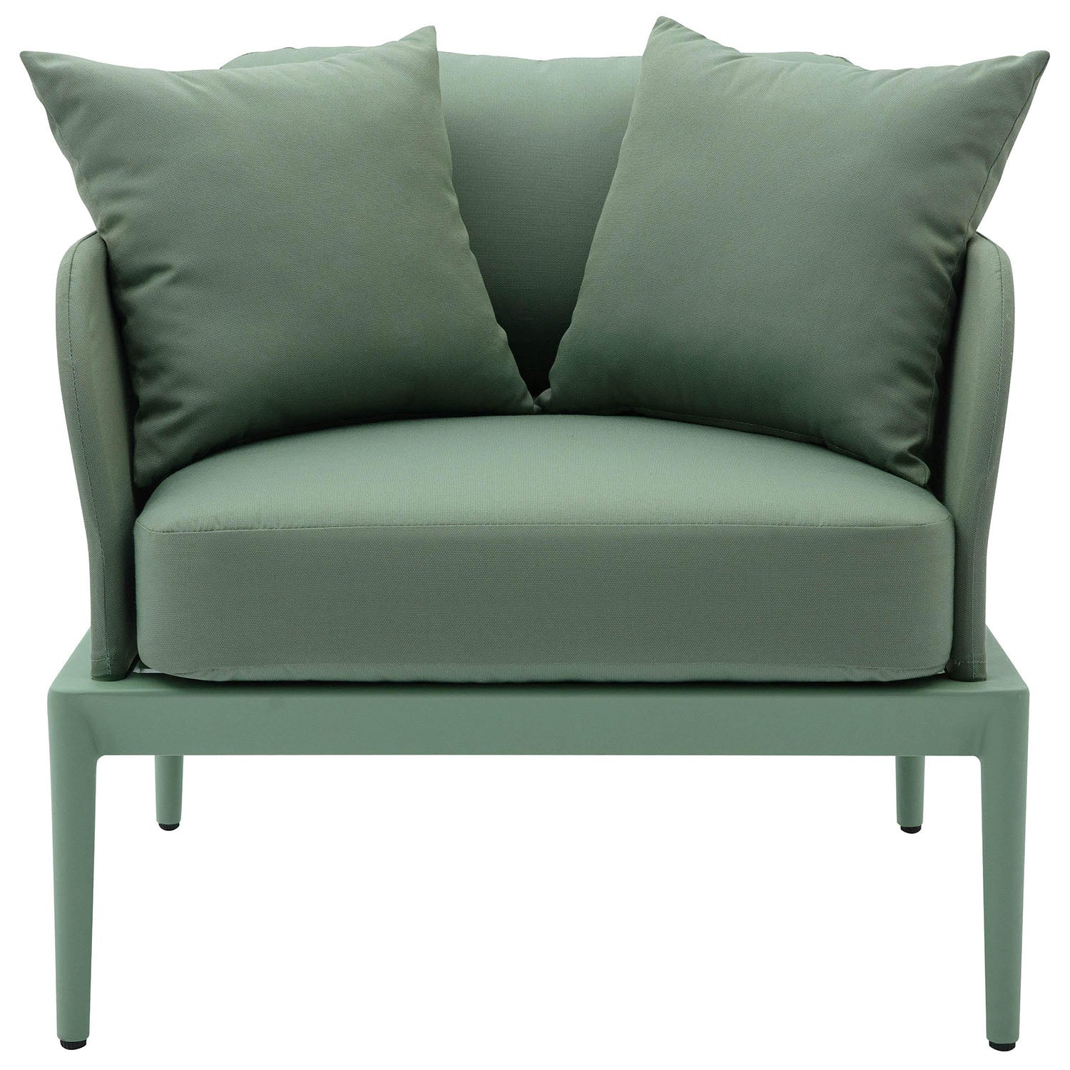 TOV Furniture Kapri Moss Green Outdoor Armchair