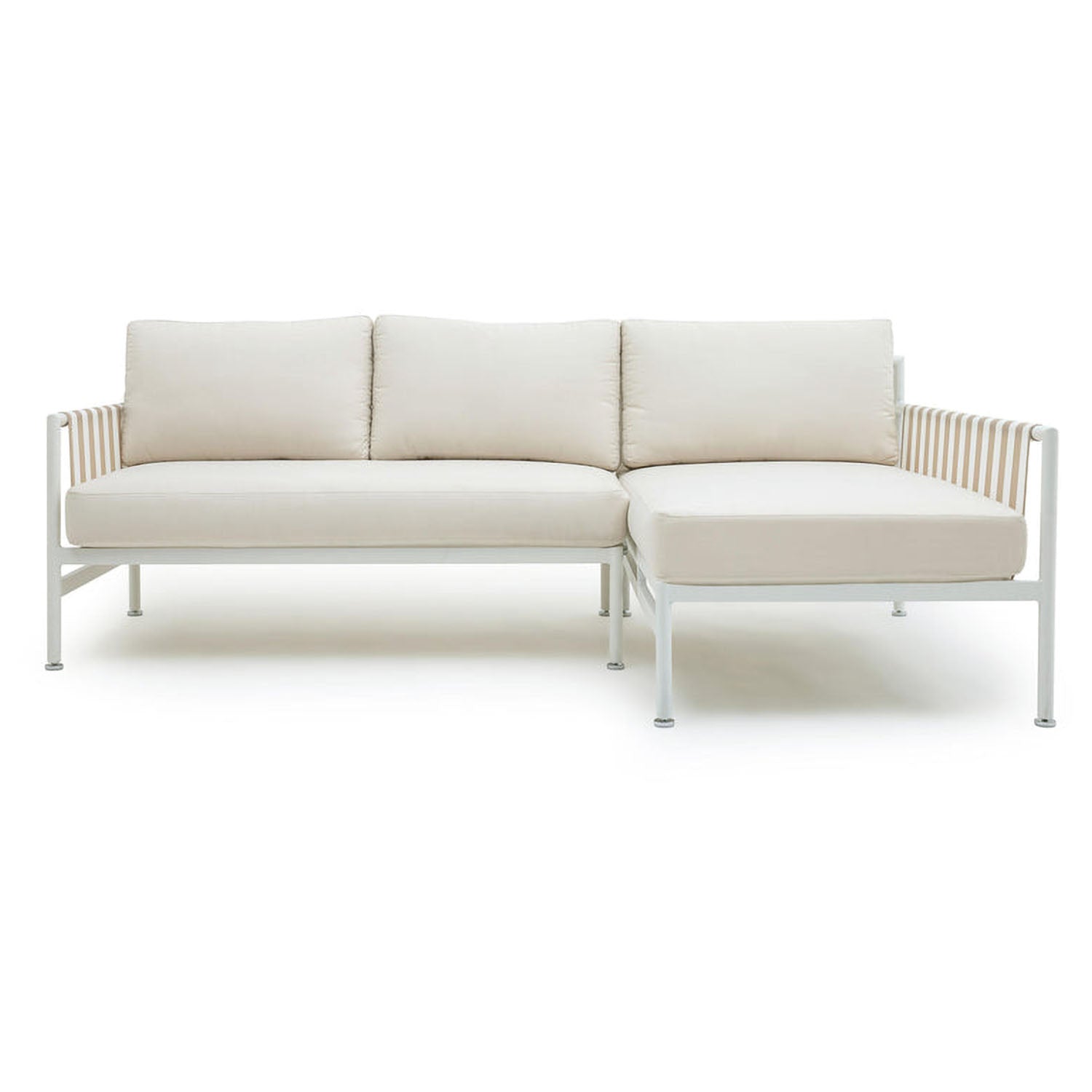 TOV Furniture Dunes Cream Outdoor Sectional Sofa