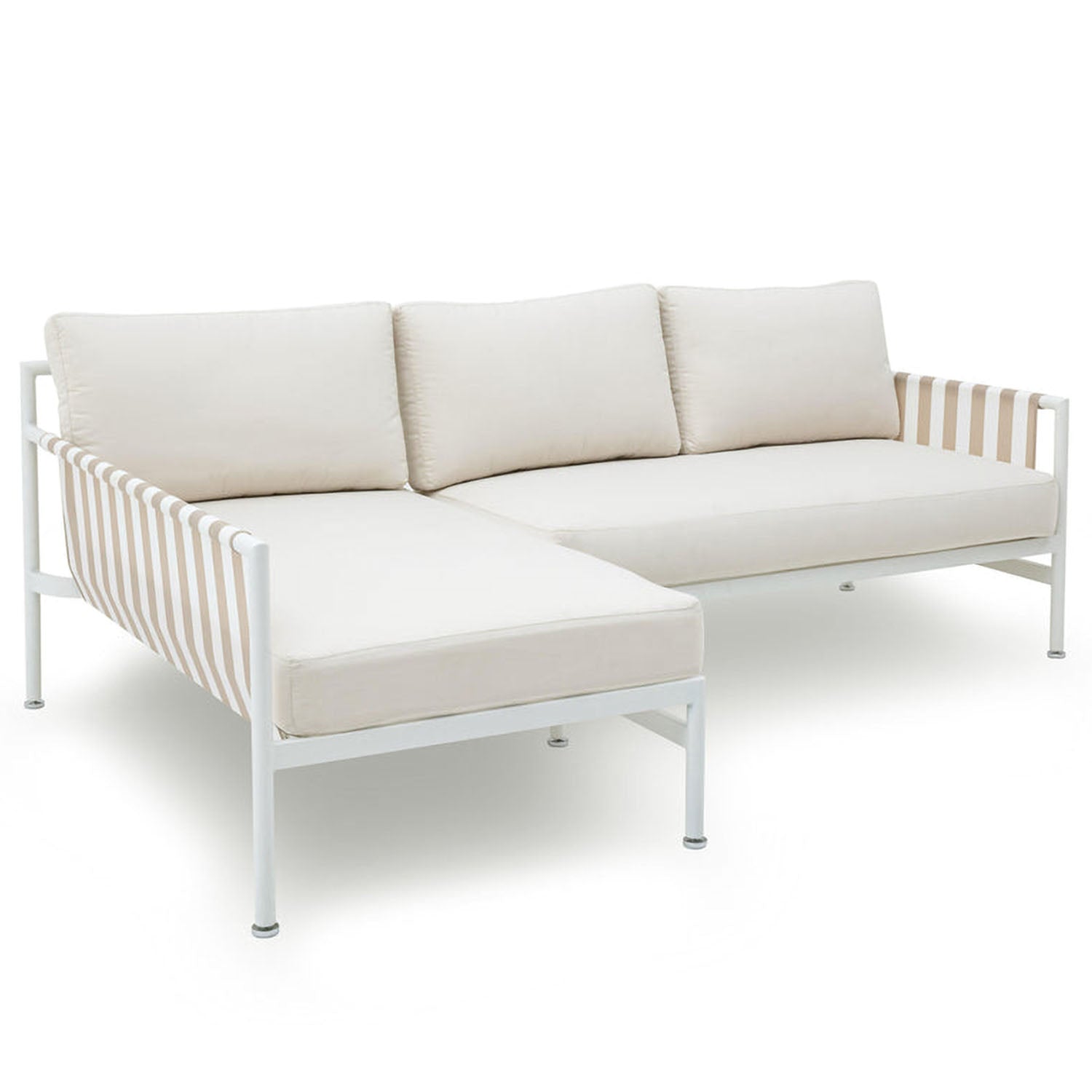 TOV Furniture Dunes Cream Outdoor Sectional Sofa