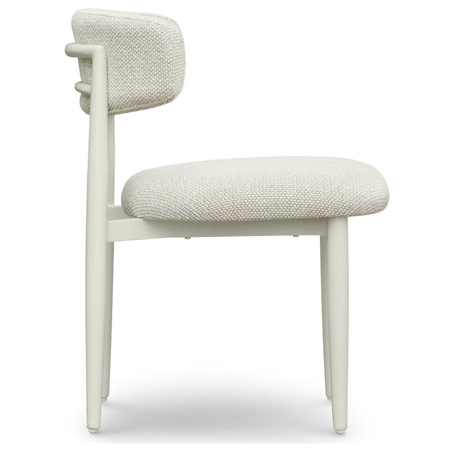 TOV Furniture Annika Black Textured Outdoor Dining Side Chair