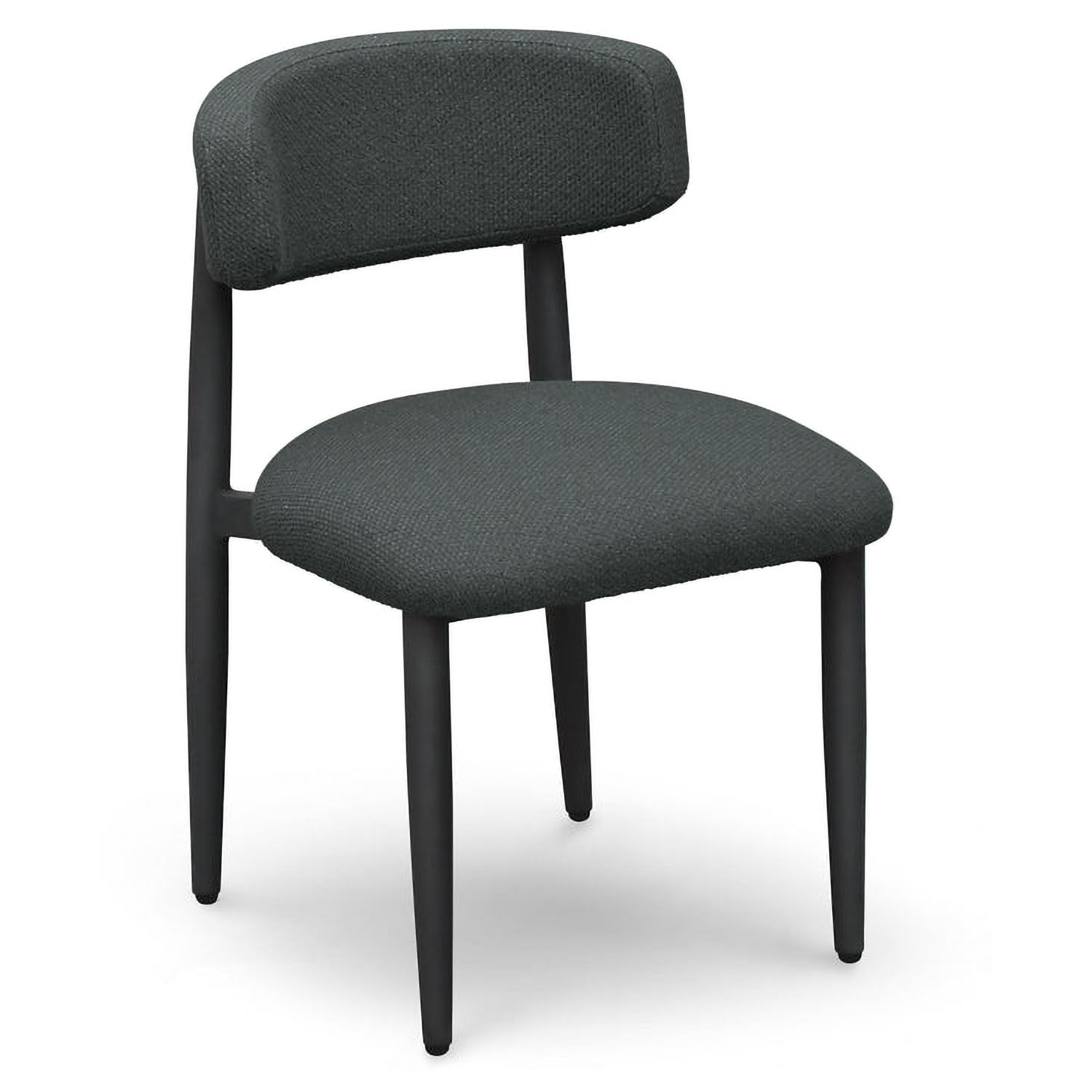 TOV Furniture Annika Black Textured Outdoor Dining Side Chair