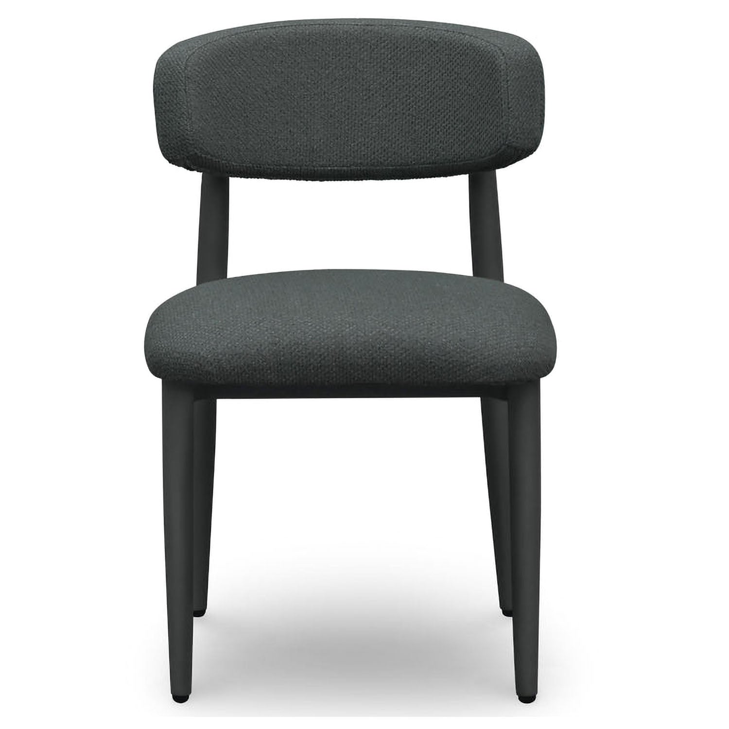 TOV Furniture Annika Black Textured Outdoor Dining Side Chair