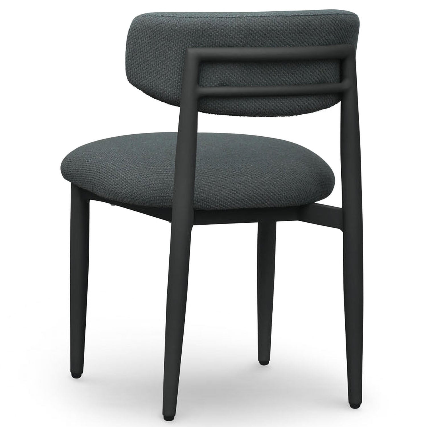 TOV Furniture Annika Black Textured Outdoor Dining Side Chair