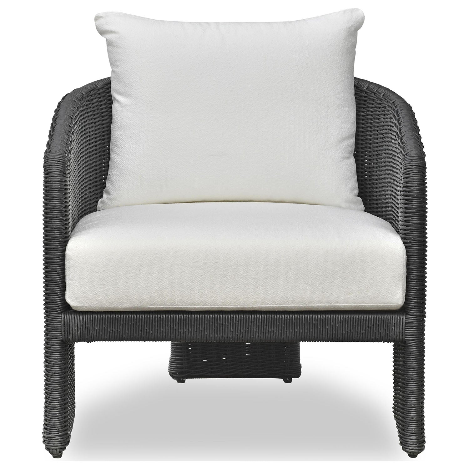 TOV Furniture Alexa Black Rattan Performance Outdoor Armchair