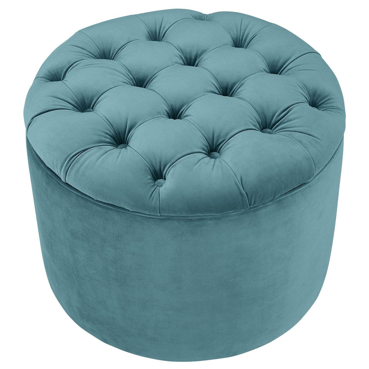 TOV Furniture Queen Velvet Storage Ottoman