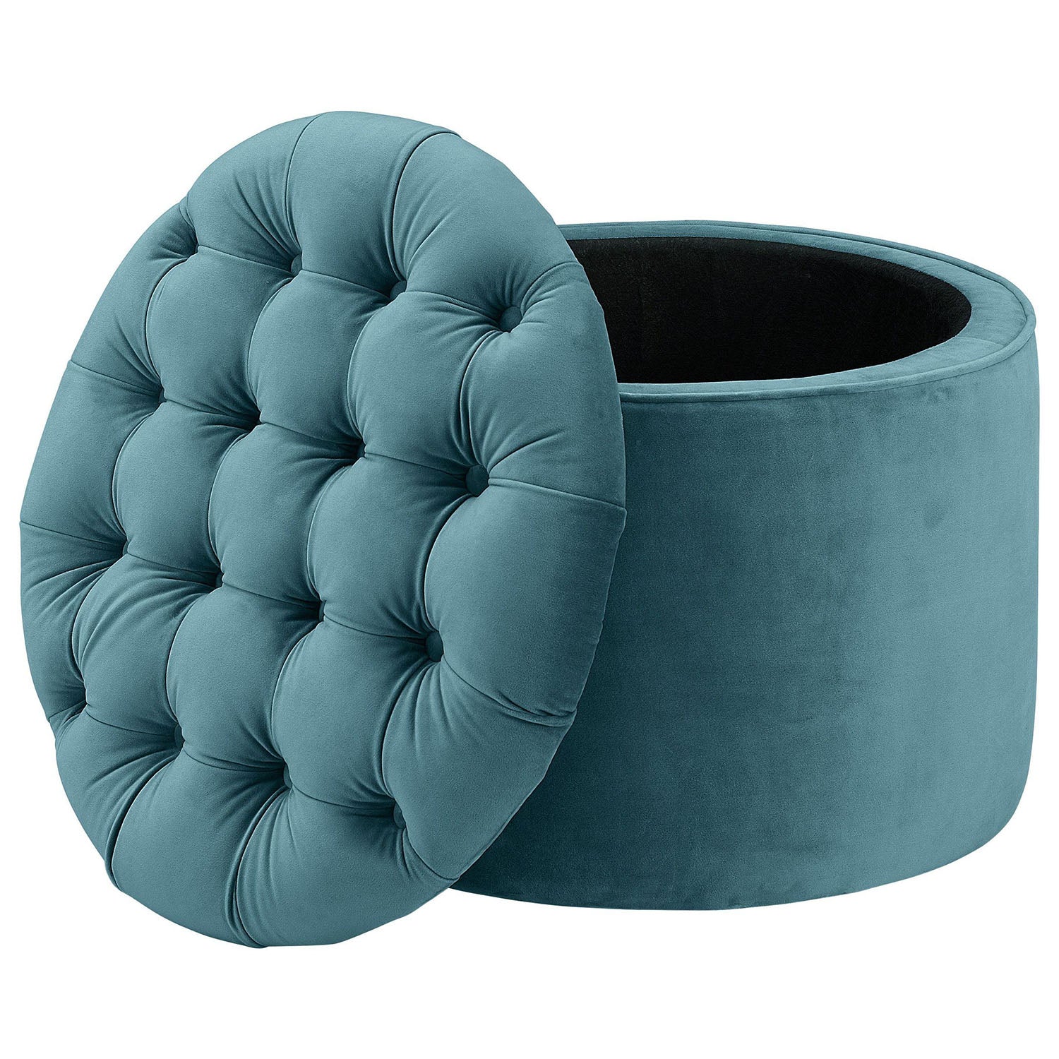 TOV Furniture Queen Velvet Storage Ottoman