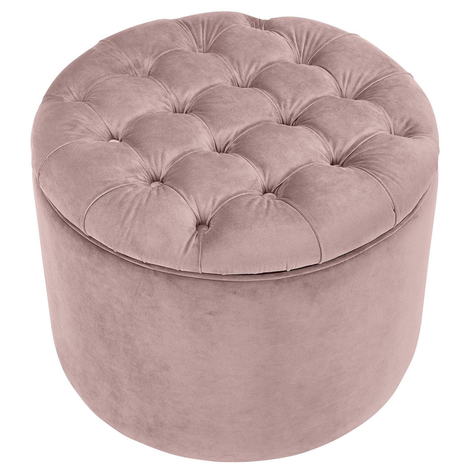 TOV Furniture Queen Velvet Storage Ottoman